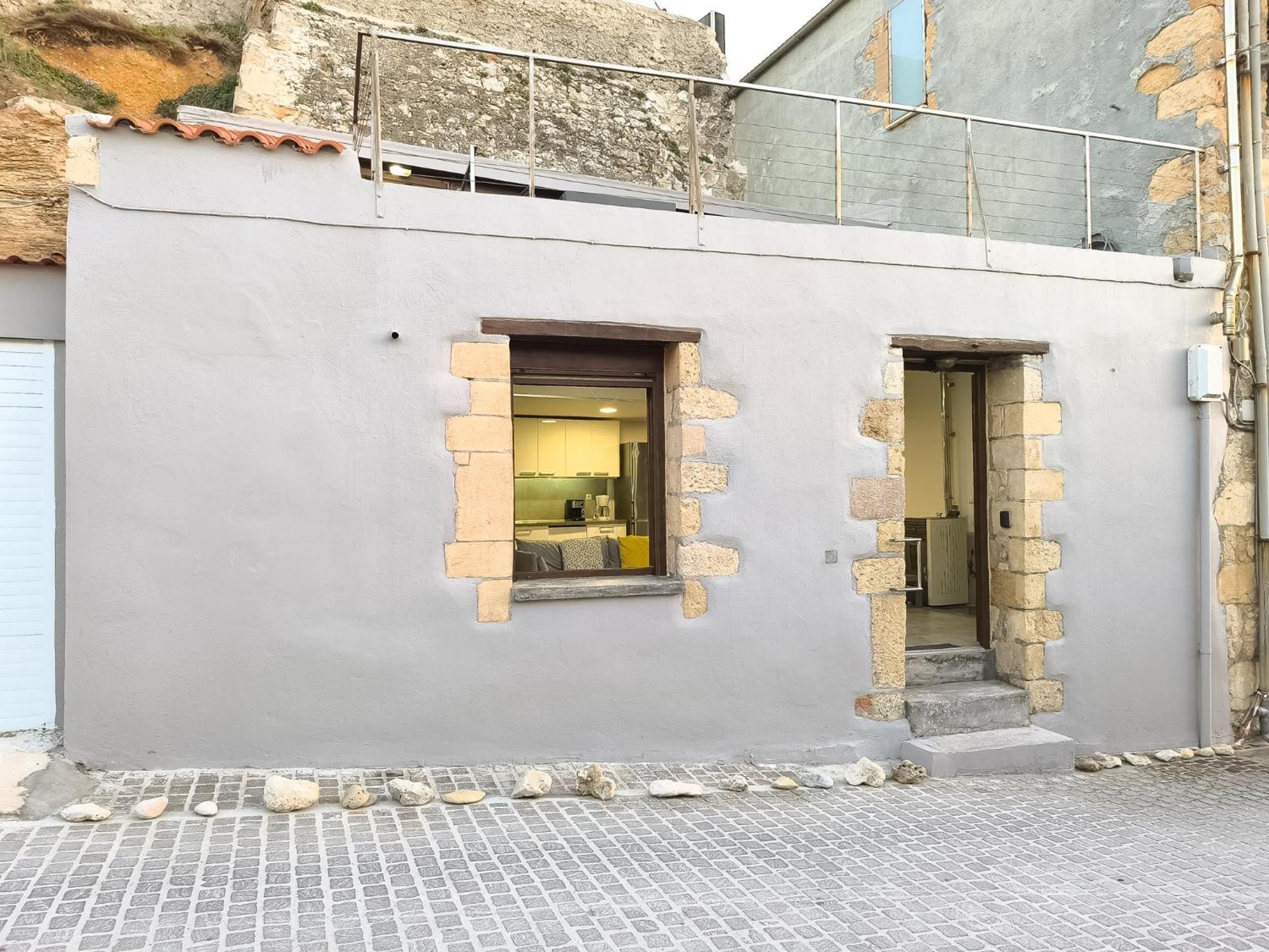 Charming Old Tannery House With Spacious Veranda And Stunning Sea View! Chania  Exterior photo