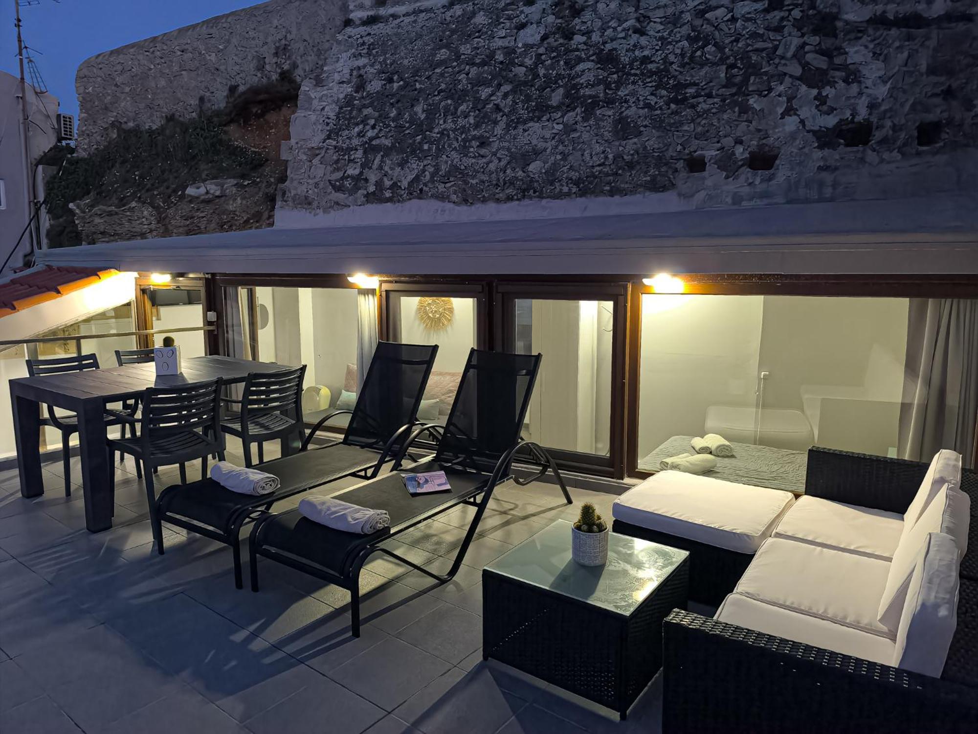 Charming Old Tannery House With Spacious Veranda And Stunning Sea View! Chania  Exterior photo