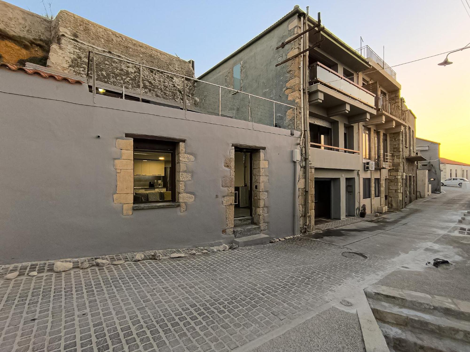Charming Old Tannery House With Spacious Veranda And Stunning Sea View! Chania  Exterior photo